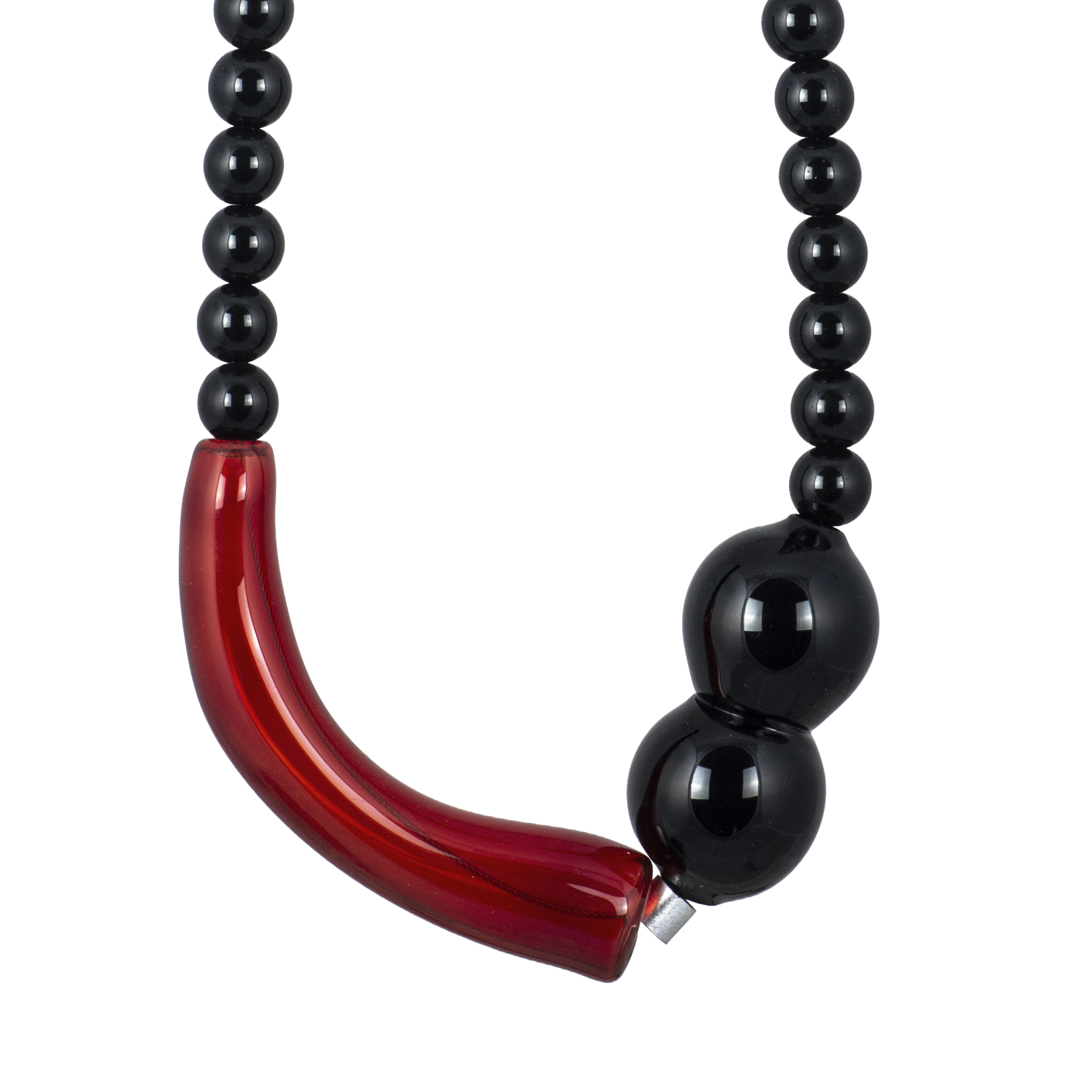 Collar Red elegance - Imagen 2