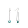Pendientes Charlestone - Aguamarina